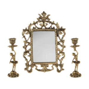 Traditionele Messing Spiegelset – Nafis Design