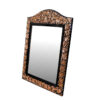 Gegraveerd Perzisch Koperen Spiegelraam & Kandelaar Set – King Design