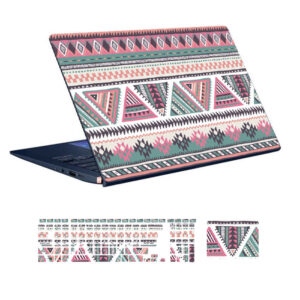 Roze Etnische Laptop Skin & Toetsenbord Sticker