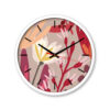 Fantasy Moderne Bureaoklok Roze Bloem/Hart