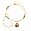Gouden Enkelketting met Ketting – Model Papital