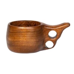 Handgemaakte Houten Kuksa Mok Arko – Rustieke Outdoor Mok