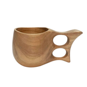 Klassieke Houten Kuksa Mok – Handgemaakt & Rustiek