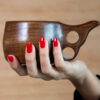 Handgemaakte Houten Kuksa Mok Arko – Rustieke Outdoor Mok