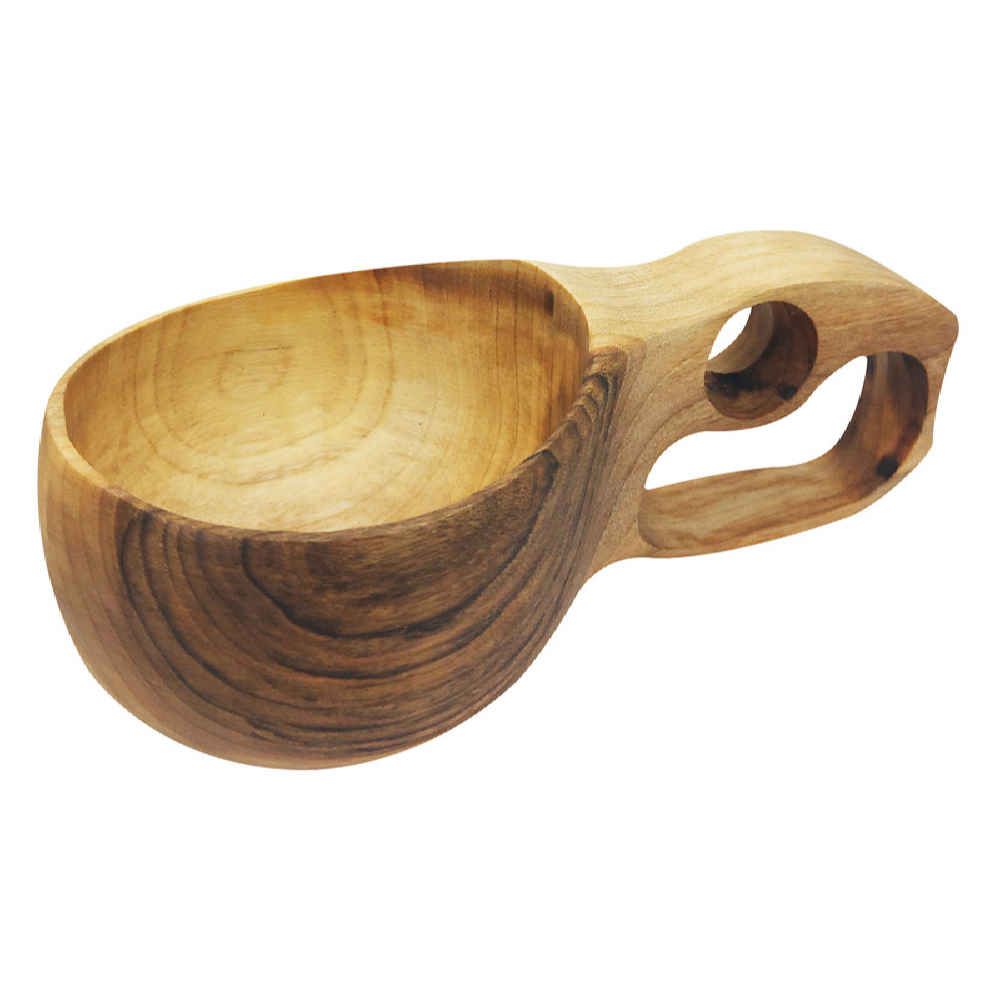Houten Kuksa Mok Toomaj – Handgemaakte Rustieke Beker