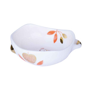 Handgemaakte Decoratieve Witte Pottenkom – Morgh Model