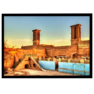 Perzische Wandkunst – Stad Yazd Backlit PVC Print