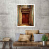 Perzische PVC Print met Frame – Teheran Stad Muurkunst