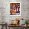 Perzische PVC Print met Frame – Golestan Paleis Muurkunst