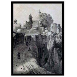 Perzische PVC Print met Frame – Monumentaal Muurkunst