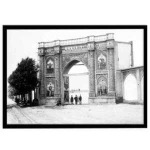 Perzische PVC Print met Frame – Monumentaal Muurkunst