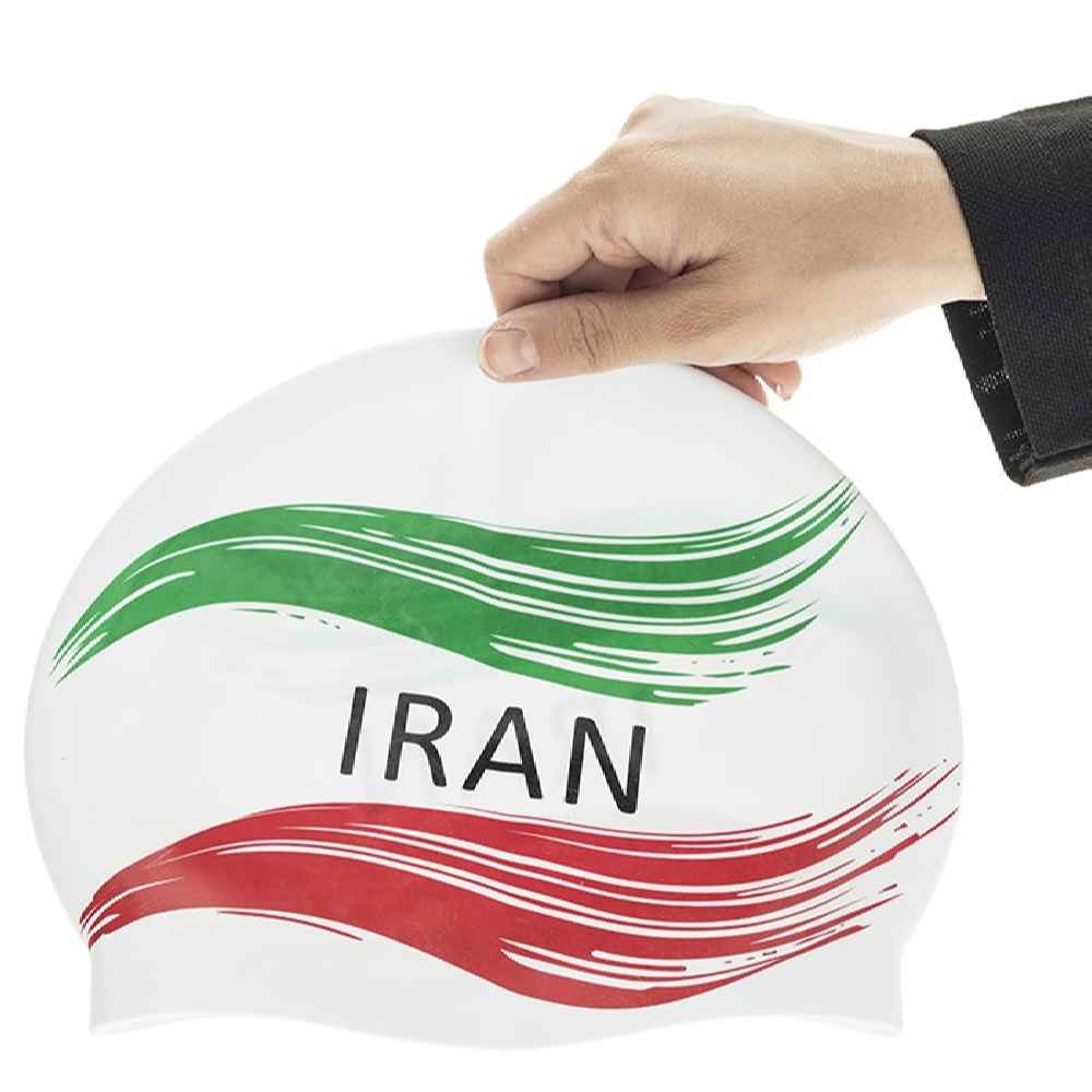 Siliconen Zwemcap – Iran Vlag Ontwerp