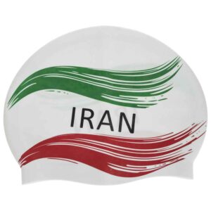 Siliconen Zwemcap – Iran Vlag Ontwerp
