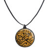 Islamitische Gebedskralen Ketting met Ronde Zekr Hanger
