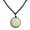 Islamitische Gebedskralen Ketting met Ronde Quran Hanger