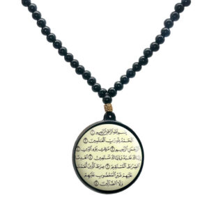 Islamitische Gebedskralen Ketting met Ronde Quran Hanger