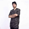 Zwarte Medische Top & Muts Set voor Mannen