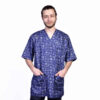Blauwe Medische Top & Muts Set voor Mannen