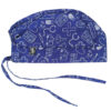 Blauwe Medische Top & Muts Set voor Mannen