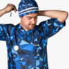 Blauw Verpleegkundig Uniform voor Mannen – Top & Muts