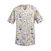 Medisch Uniform voor Mannen – Top & Muts (Wit)