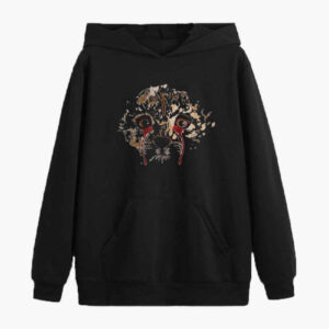 Heren Perzisch Stijl Zwarte Hoodie Model Pirooz