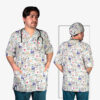 Witte Medische Uniform Set voor Mannen – Top & Muts