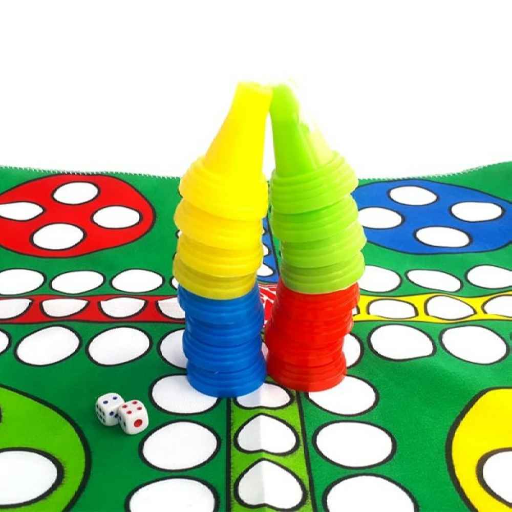Mensch ärgere Dich nicht (Ludo) & Slangen en Ladders Spelset – Klassieke Bordspellen