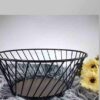 Metalen Draad Fruitmand – Model Atena Zwart