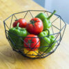 Metalen Draad Fruitmand – Model Moshabak Zwart