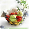 Metalen Draad Fruitmand – Model Moshabak Zwart