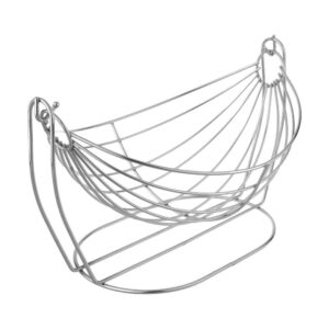Metalen Draad Fruitmand – Model Paradise Zilver
