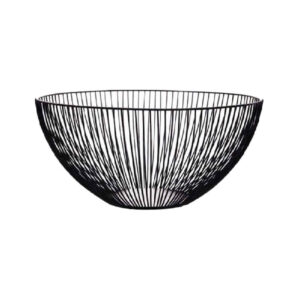 Metalen Draad Fruitmand – Model Valeria Zwart