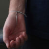 Minimalistische Perzische Draad Zilveren Armband – Mim Model