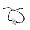 Minimalistische Perzische Draad Zilveren Armband – Iran Kaart