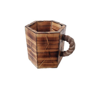Houten Campingbeker Roshana – Handgemaakt Rustiek Design