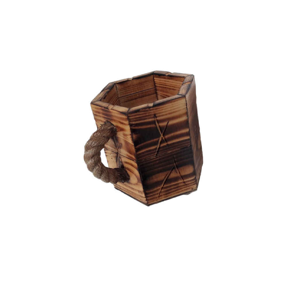 Houten Campingbeker Roshana – Handgemaakt Rustiek Design