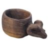 Handgesneden Houten Kuksa Mok Buffalo – Rustieke Beker