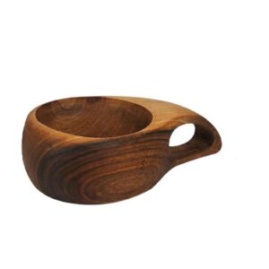 Houten Kuksa Mok Nika – Handgemaakte Rustieke Outdoor Mok