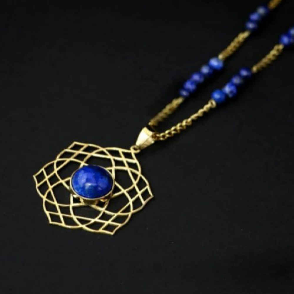 Perzische messing ketting artistiek model Kahkeshan