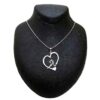 Perzische Zilveren Ketting – Minimalistische Kalligrafie, Mom