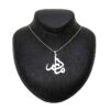 Perzische Zilveren Ketting – Minimalistische Kalligrafie, Mom
