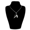 Perzische Zilveren Ketting – Minimalistische Kalligrafie, Pedar