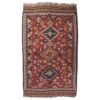 Traditionele Perzische Qashqai Kelim, vintage geometrisch
