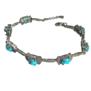 Zilveren Armband met Turkoois – Model Laya