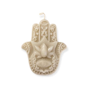 Islamitische Kleine Fatima Hand Kaars – Hamsa Design