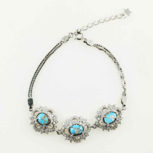 Zilveren Armband met Turkoois – Model Baran