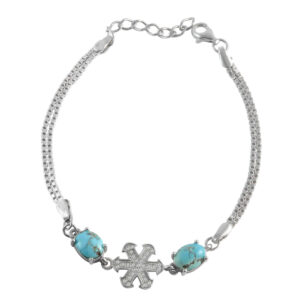 Zilveren Armband met Turkoois – Model Kian