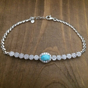Zilveren Armband met Turkoois – Model Taha
