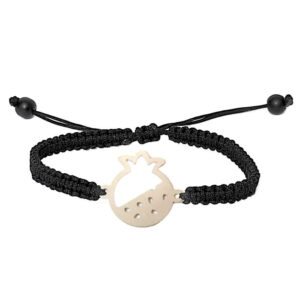 Minimalistische Perzische Draad Zilveren Armband – Yalda Granaatappel